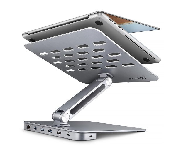 Axagon HMC-STND USB-C 5Gbps ALUMINUM STAND & HUB 7in1 - 1353487 - zdjęcie
